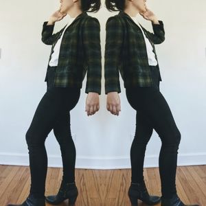 60's Vintage Pendleton Wool Plaid Jacket - Medium